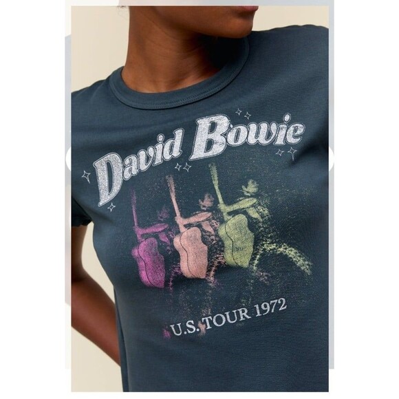 NWT David Bowie 1972 US Tour Tee